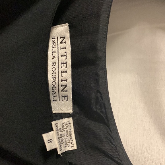 VINTAGE NITELINE LITTLE BLACK DRESS - Picture 7 of 7